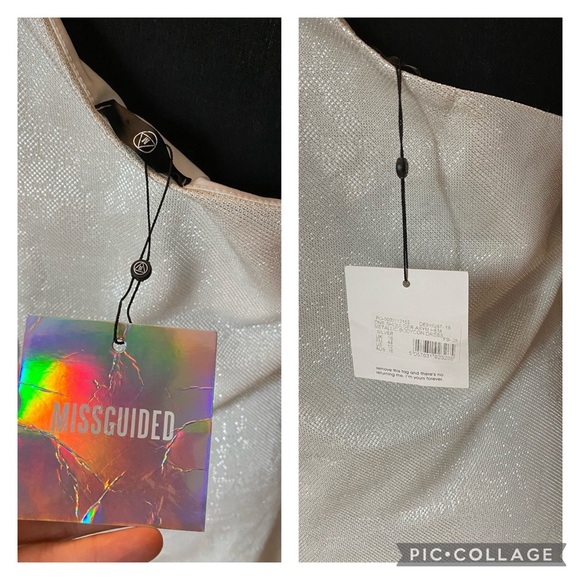 Misguided Shimmer Dress - Picture 2 of 2